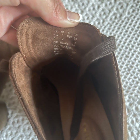 Women's Brown Ankle Boots - Picture 7 of 12